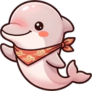 lantern-bear-white-dolphin White dolphin
